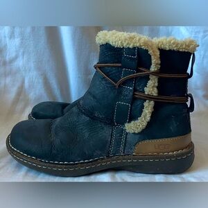 UGG Black and Tan Winter Boots